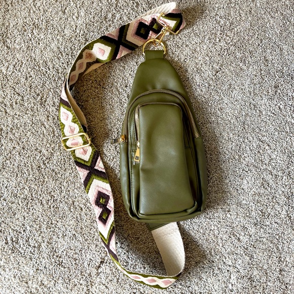 Handbags - Olive Crossbody Bag - NWOT